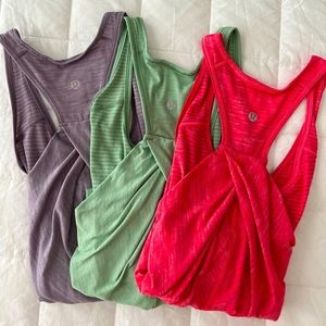 Lululemon tank(s), size 10. Pink.